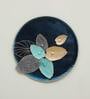 Multicolour Leaf Circle Wall Panel Metal Wall Art