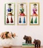 Iron Doll Frame With Bell Set Of 3 Wall Art