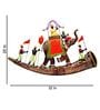 Iron Elephant Baarat Wall Art In Multicolor