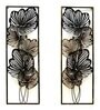 Medieval Iron Floral Metal Wall Art Set of 2