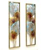 Medieval Iron Floral Metal Wall Art Set of 2