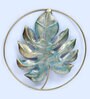 Iron French Oak Leaf Metal Wall Art