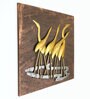 Iron Flamingo Multicolour Animals and Birds Wall Art