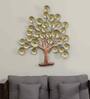 Iron Golden Tree Metal Wall Art