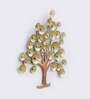 Iron Golden Tree Metal Wall Art