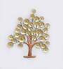 Iron Golden Tree Metal Wall Art