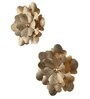 Hammered Flower Wall D cor Set of 2