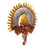 Iron Hand Painted Ganesha Metal Wall Art For Entry Gate In Premium Quality