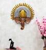 Iron Hand Painted Ganesha Metal Wall Art For Entry Gate In Premium Quality