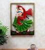 Iron Hand Painted Dancing Lady Fine Art Frame Metal Wall Art