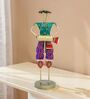 Iron Handcrafted Musicians Multicolour Figurine