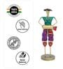 Iron Handcrafted Musicians Multicolour Figurine