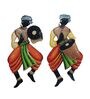 Iron Musician Wall Art In Black Set Of 2