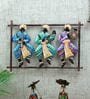 Loomed Iron Dancing Doll Wall Art In Multicolour