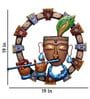 Iron Iron Lord Krishna Wall Art In Multicolor