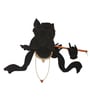 Wrought Iron Lord Krishna Wall Art In Orange