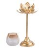 Iron Lotus Design Standing Lotus T- Lite Holder