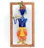 Iron Multicolour Krishan Wall Frame