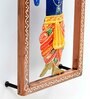 Iron Multicolour Krishan Wall Frame