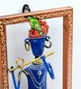 Iron Multicolour Krishan Wall Frame
