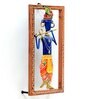 Iron Multicolour Krishan Wall Frame