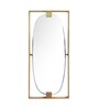 Gold Iron Oval Full Length Mirror