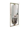 Gold Iron Oval Full Length Mirror