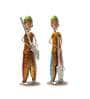 Iron Painted Marwadi Village Gunmen Set Of 2