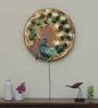 Iron Peacock Metal Wall Art With Led