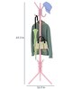 Iron Coat Stand In Pink