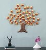 Iron Piple Leaf Tree Metal Wall Art