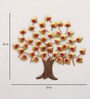 Iron Piple Leaf Tree Metal Wall Art
