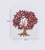 Iron Purple Tree Metal Wall Art With Led