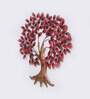Iron Purple Tree Metal Wall Art With Led