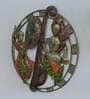 Iron Radha Krishna Vina Dancing Wall Art