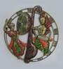 Iron Radha Krishna Vina Dancing Wall Art