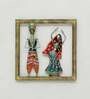 Iron Radha Krishna Wall Art In Multicolour