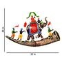 Iron Royal Elephant Baarat Wall Art In Multicolor