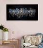 Iron 7 Running Horse In Frame Wall Art With LED In Black