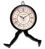 Black Iron Running Novelty Wall Clock