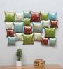 Iron Square Block Wall Art In Multicolour