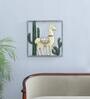 The Camel Multicolour Frame Metal Wall Art