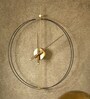 Iron Tick Wall Clock In Gold And Black