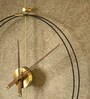 Iron Tick Wall Clock In Gold And Black