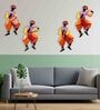 Iron Tribals Musicians Wall Art Set Of 4 In Multicolor