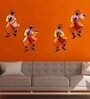 Iron Tribals Musicians Wall Art Set Of 4 In Multicolor