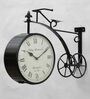 Iron Vintage Cycle Double Side Wall Clock