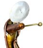 Iron Wall Decorative Scooter With Clock