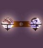 Iron Metal Novelty Wall Light (Gold)
