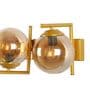 Iron Metal Novelty Wall Light (Gold)